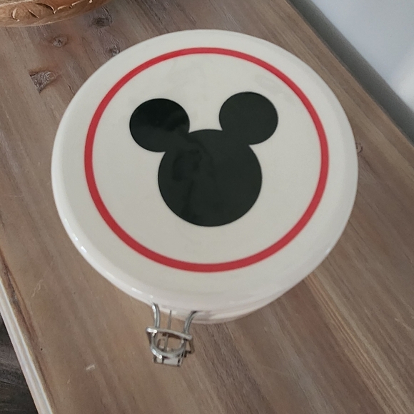 🐭 Disney Mickey Mouse Ceramic Canister – Storage Jar, Classic Design, Clean Con - Picture 7 of 14